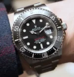 Rolex Sea-Dweller Watch -Black Dial - Silver Steel. - Image 5
