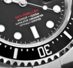 Rolex Sea-Dweller Watch -Black Dial - Silver Steel. - Image 2