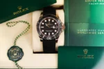 Rolex Yacht-Master Watch - Black Dial. - Image 7